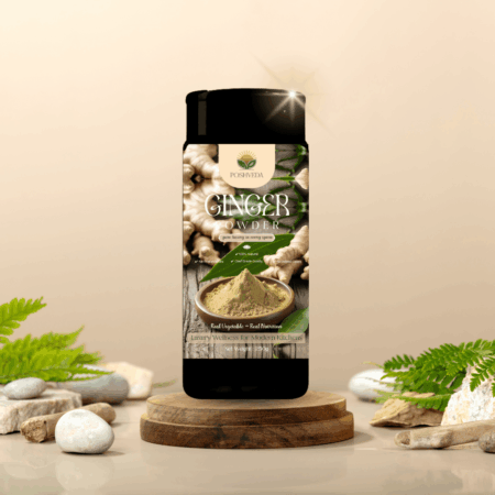 Poshveda Organic Ginger Powder – Natural Digestion & Immunity Support