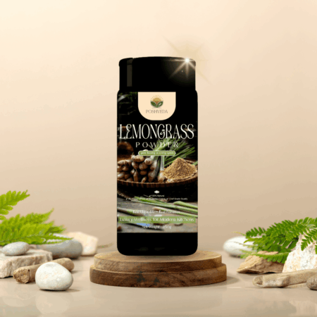 Poshveda Organic Lemon Grass Powder – Detox & Relaxation Support